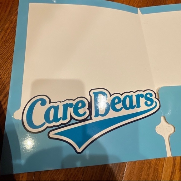 Star point 2004 Care Bears Superstar! Blue Pocket Folder - Picture 8 of 8
